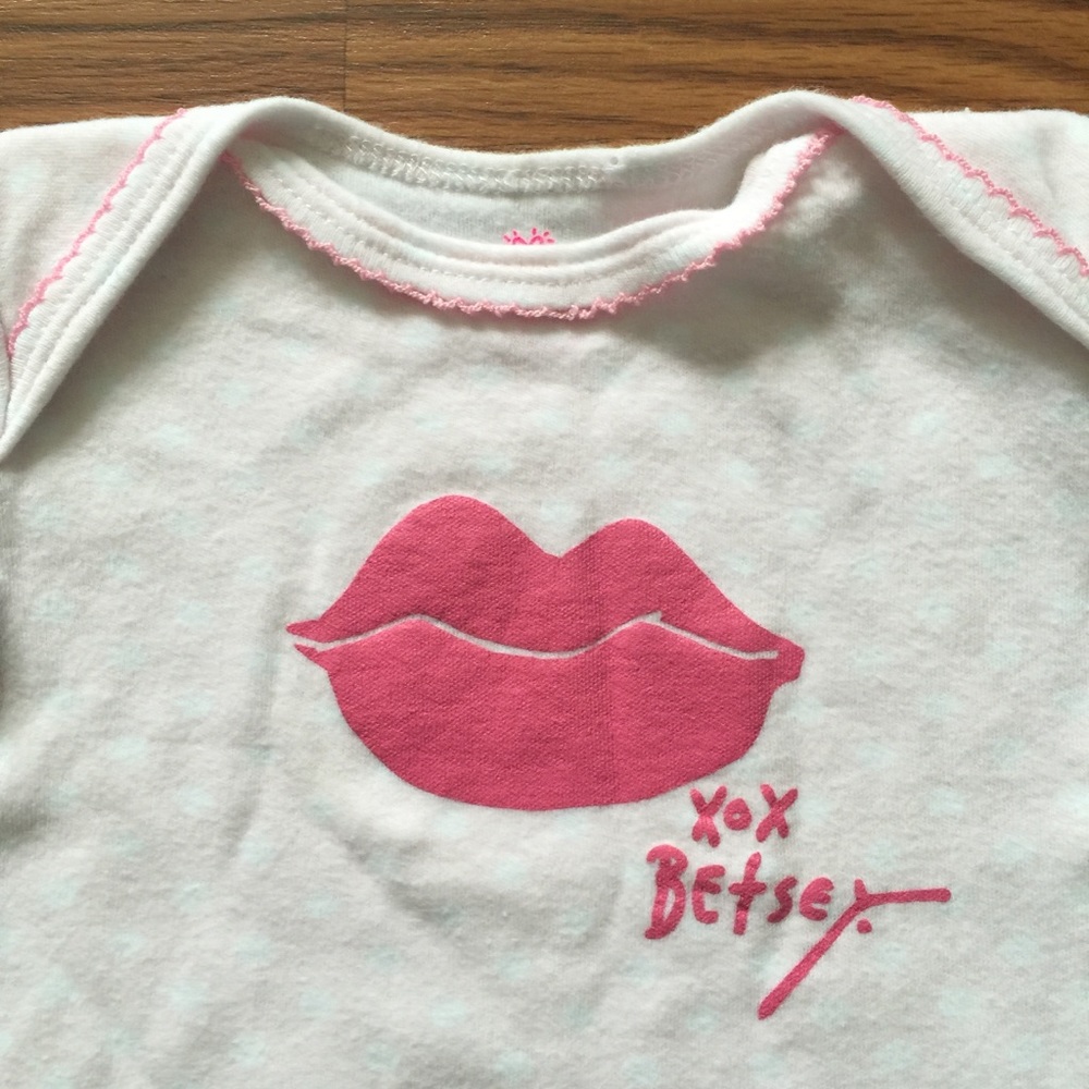 Betsey Johnson • 2Pc Bundle Set Short Sleeve Onsie - Picture 5 of 8
